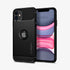 076CS27183 - iPhone 11 Case Rugged Armor in Matte Black showing the back